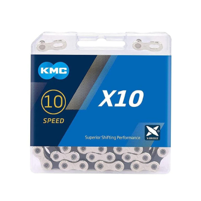 KMC Chain X10 Silver/Black Αλυσίδα Ποδηλάτου