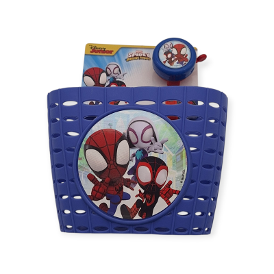Καλάθι & κουδούνι Ποδηλάτου Spider-Man
