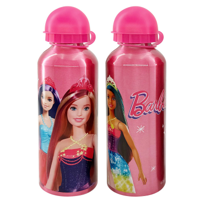 Παγούρι Μεταλλικό Barbie 500ml 21x6.5cm