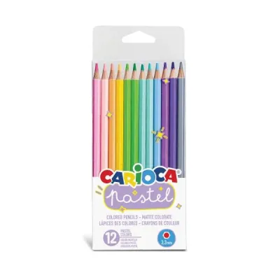 ΞΥΛΟΜΠΟΓΙΕΣ CARIOCA PASTEL 3.3mm 12 ΧΡΩΜΑΤΩΝ