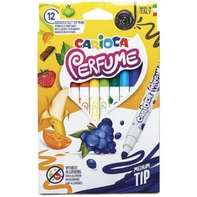 ΜΑΡΚΑΔΟΡΟΙ ΖΩΓΡΑΦΙΚΗΣ CARIOCA PERFUME 12ΧΡΩΜΑΤΑ ΑΡΩΜΑΤΙΚΟΙ