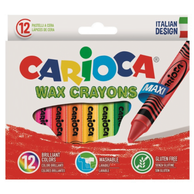 ΚΗΡΟΜΠΟΓΙΕΣ CARIOCA BRILLIANT JUMBO 12TEM