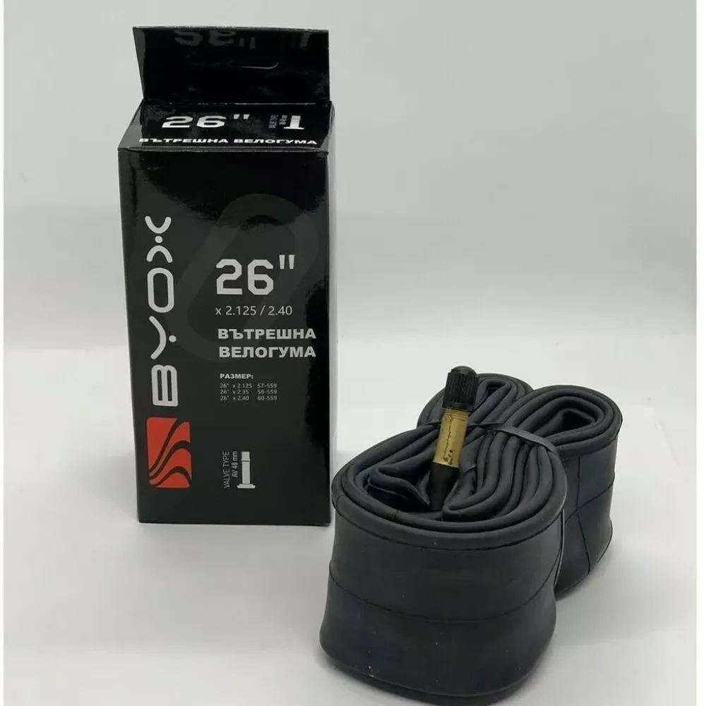 Byox Σαμπρέλα Ποδηλάτου 26“ х 2.125-2.40 A/V 48mm