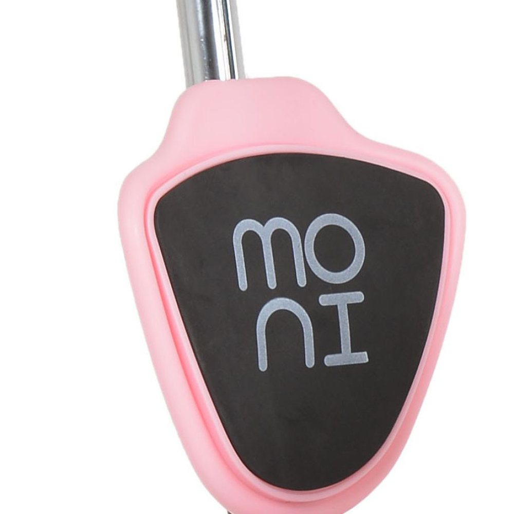 Παιδικό Πατίνι Moni Lollipop Τρίτροχο με Κάθισμα για 2+ Ετών Ροζ