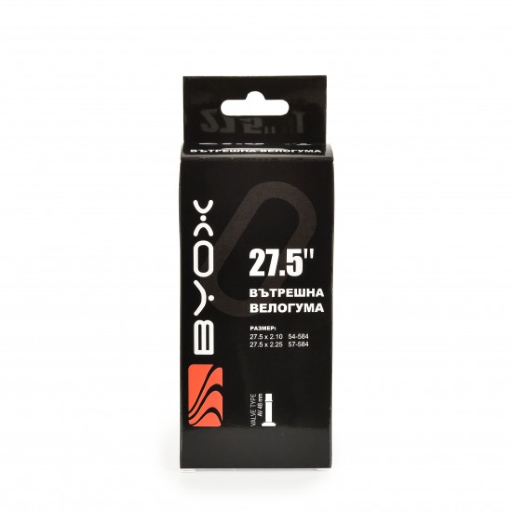 Byox Σαμπρέλα Ποδηλάτου 27.5“ х 2.10-2.25 A/V 48mm