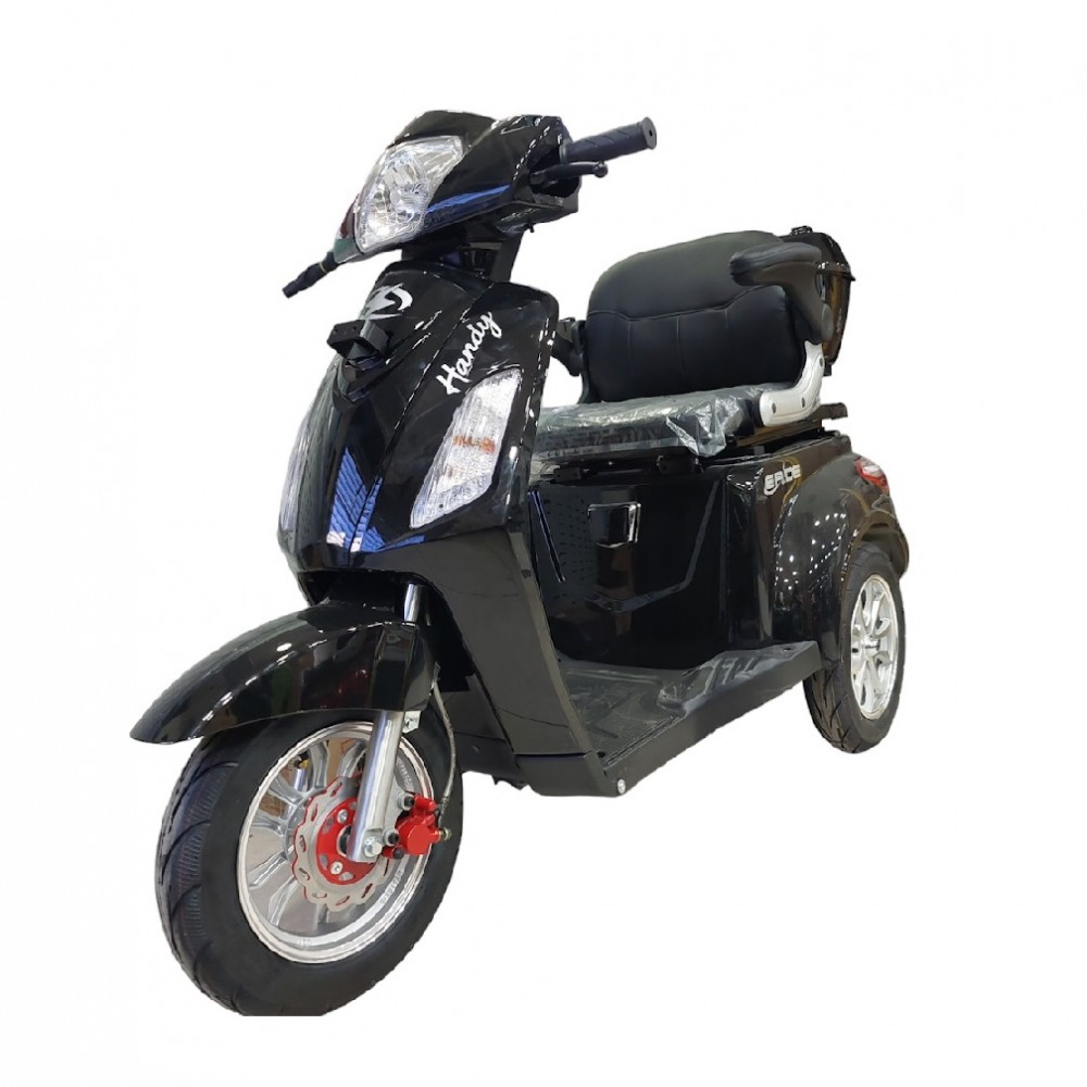 HANDY E-RIDE - Τρίκυκλο ηλεκτρικό scooter Μαύρο
