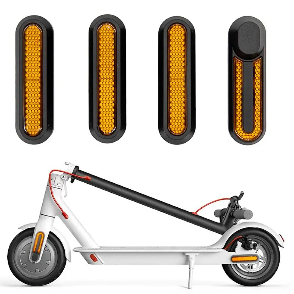 Ανακλαστικό για Ηλεκτρικό Scooter Xiaomi σε Κίτρινο Χρώμα
