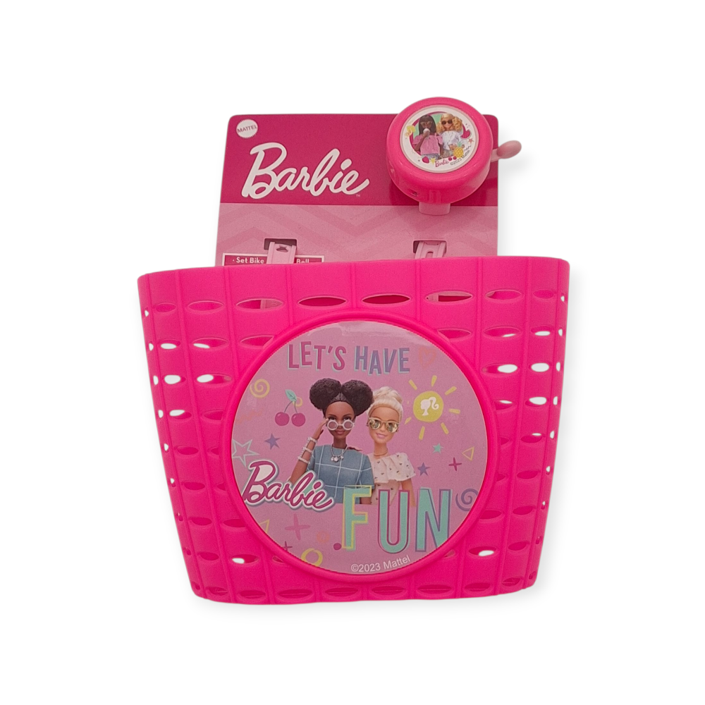 Καλάθι & κουδούνι Ποδηλάτου Barbie 