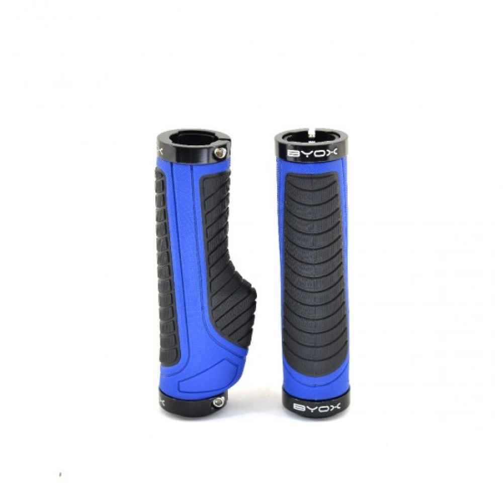 Byox Χειρολαβές Ποδηλάτου Blue HL-G312 L=130mm