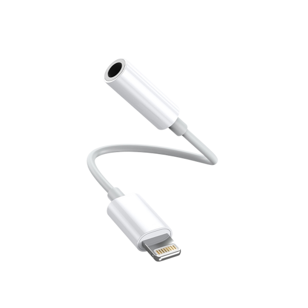 VFAN Αντάπτορας Audio Lightning Male to 3.5mm Female Adapter - L07 - Λευκό