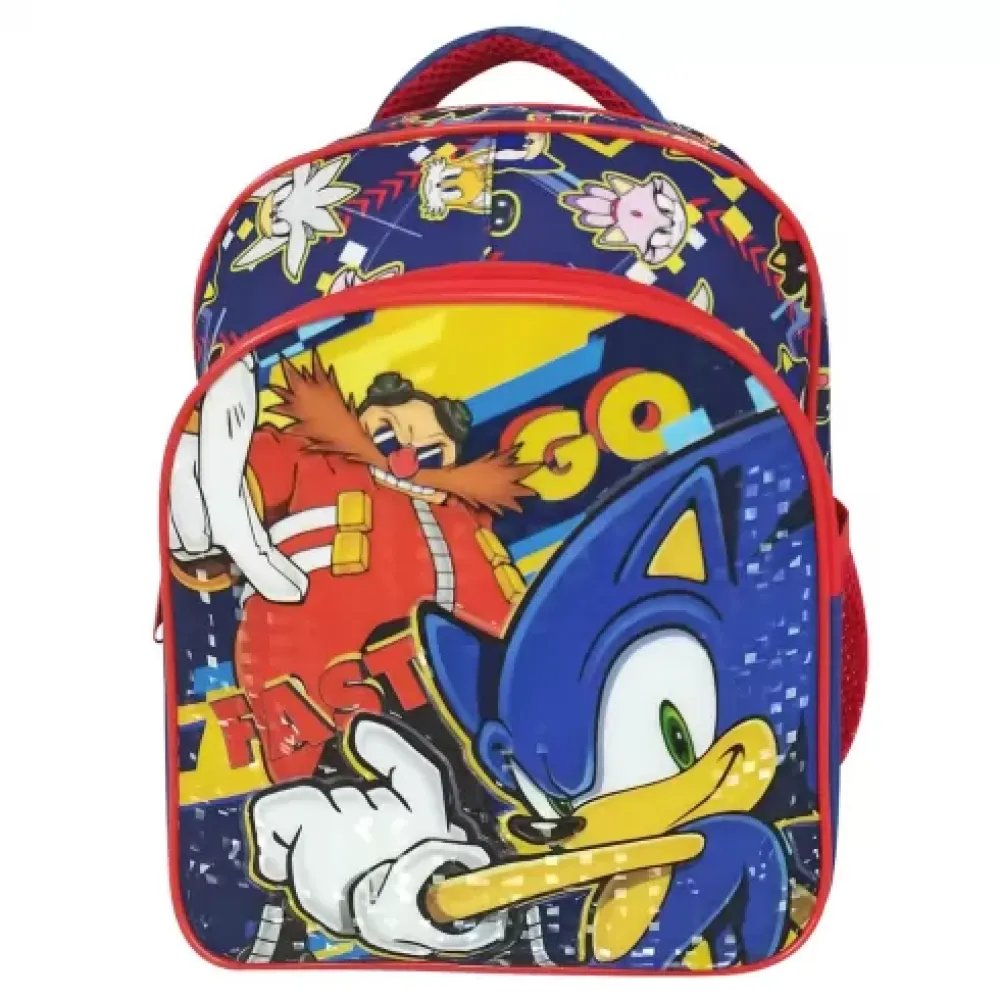 Τσάντα Πλάτης Νηπιαγωγείου Ανατομική Sonic 29x23x10cm