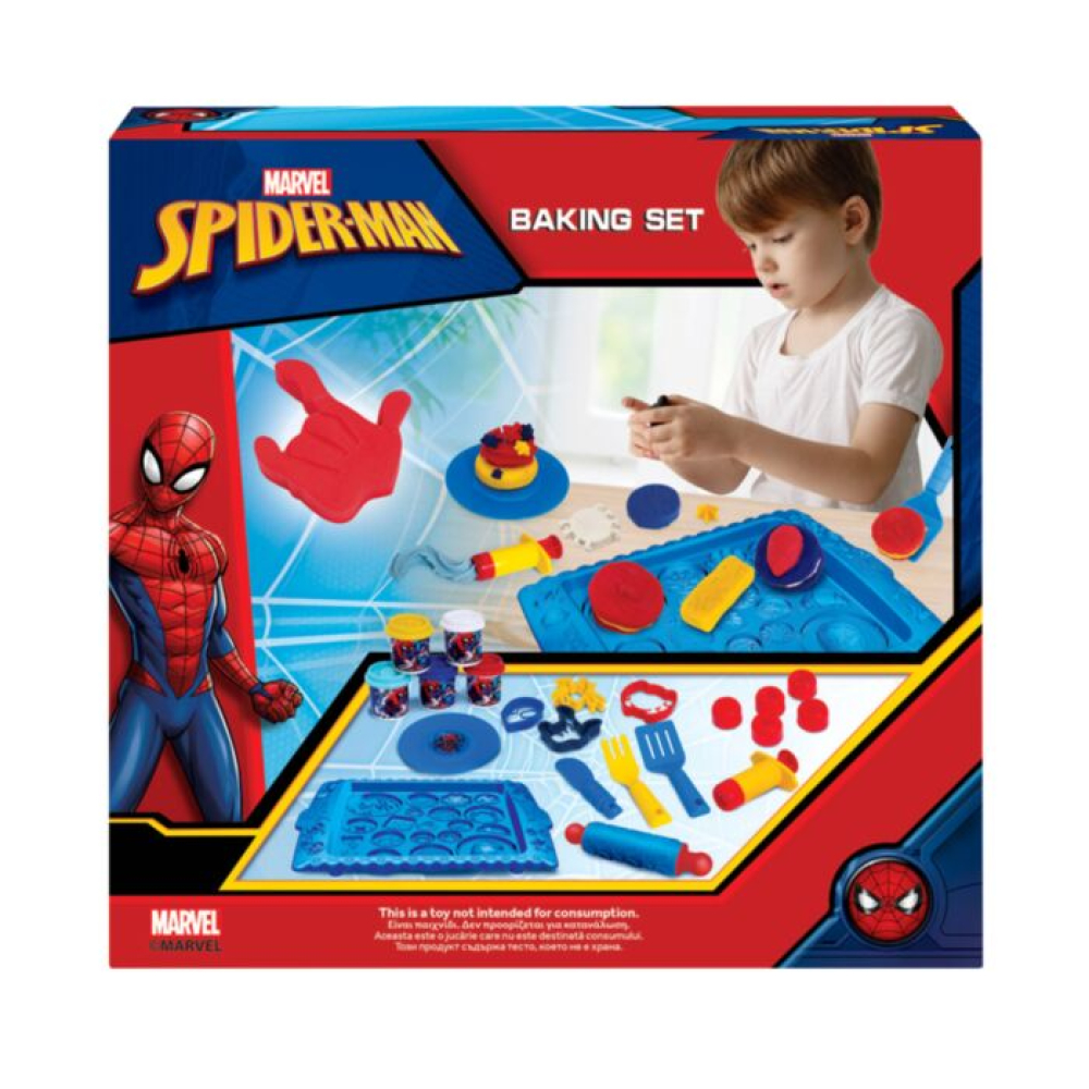 AS Πλαστελίνη Marvel Spiderman Baking Set Για 3+ Χρονών