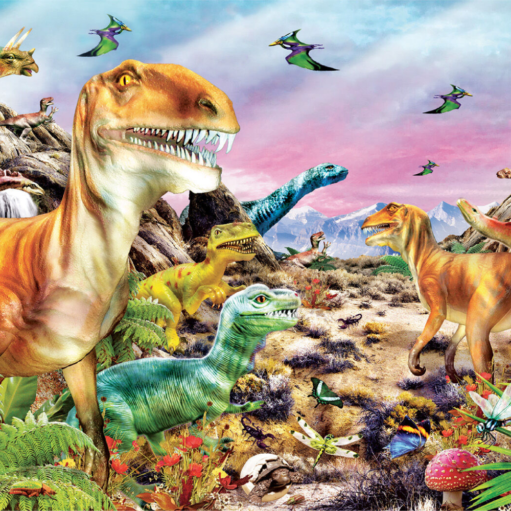 Clementoni Παιδικό Παζλ Super Color Land Of Dinosaurs 104 τμχ