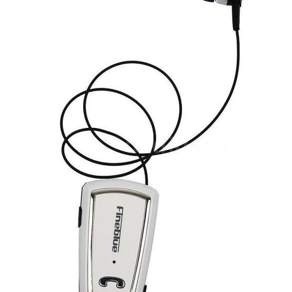 Ασύρματο ακουστικό Bluetooth – F-V3 – Fineblue – Λευκό
