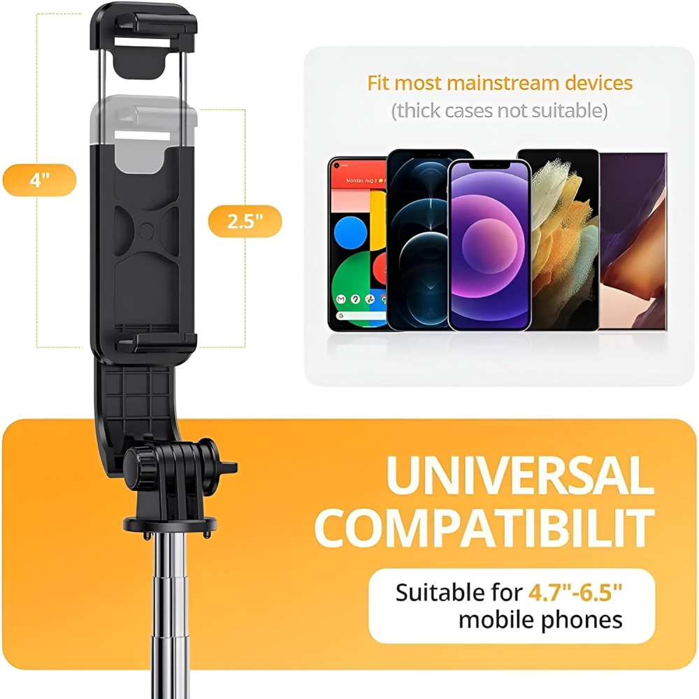 Selfie Stick Τρίποδο Κινητού με Bluetooth R1-L 