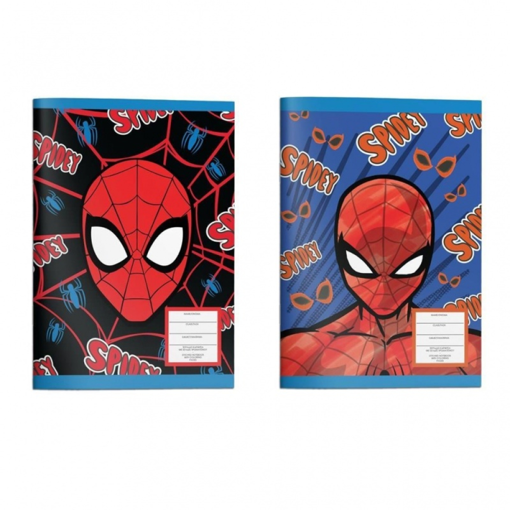 Τετράδιο Καρφίτσα 17Χ25 Spiderman 40 Φύλλα 2 Σχέδια