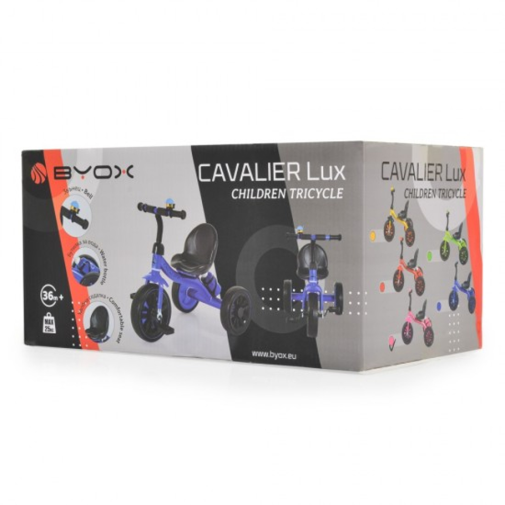 Τρίκυκλο ποδήλατο Byox Cavalier Lux Pink