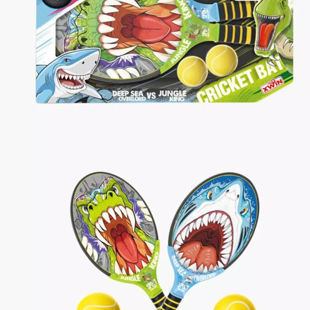 Xywin Sport Series Σετ Ρακετών Παιδικό “Deep Sea vs Jungle” με Μπαλάκια