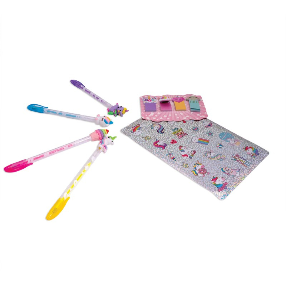 Σετ Stationery 4 Στυλό & Αξεσουάρ Σε 2 Σχέδια Για 3+ Ετών