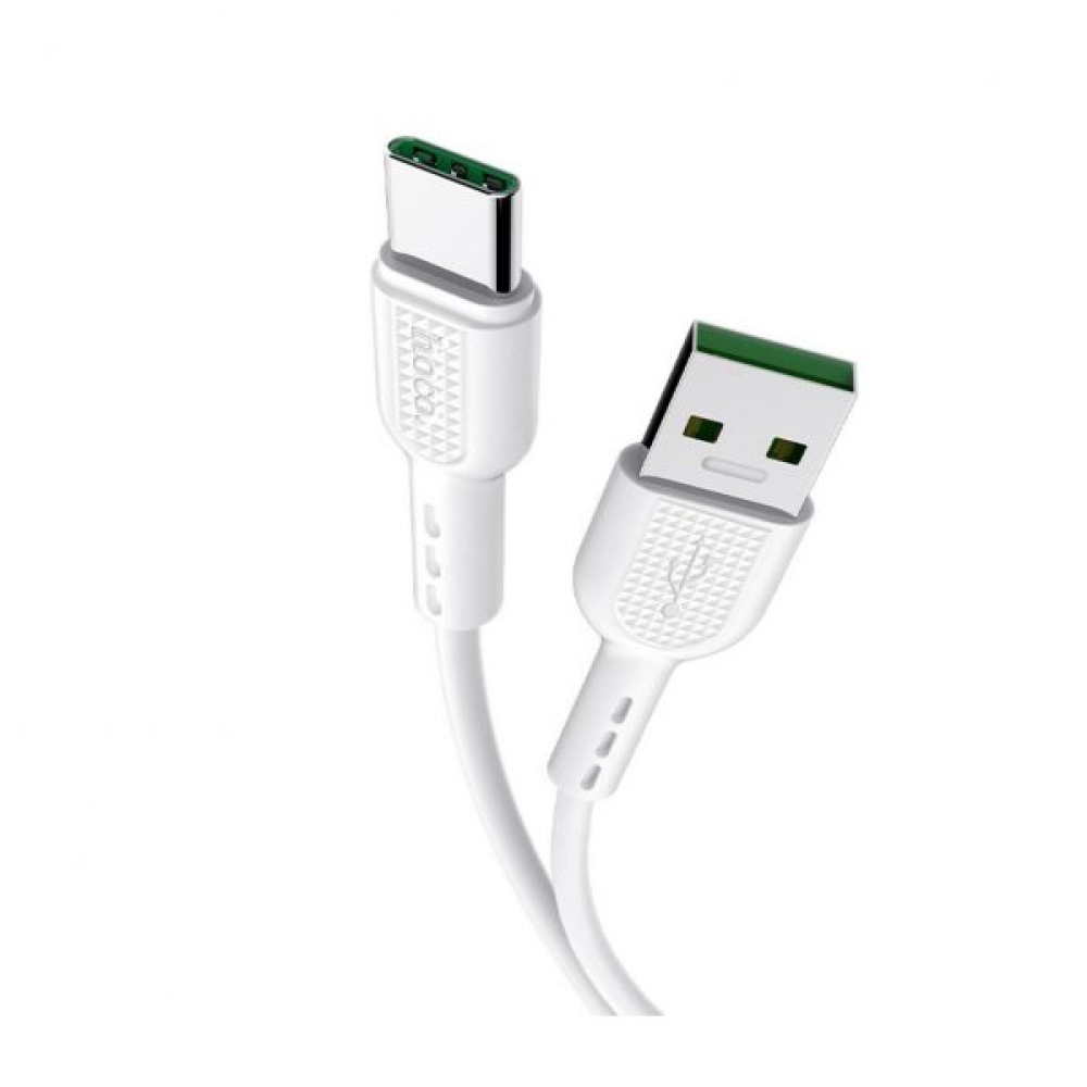 Hoco X33 Surge USB σε USB-C Fast Charging 5A Λευκό 1m