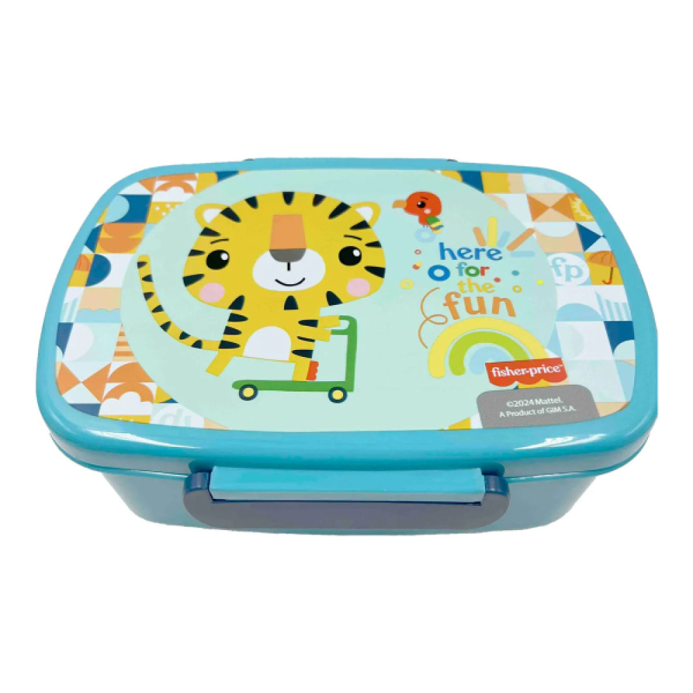 Δοχείο Φαγητού Πλαστικό pp Tiger Fisher Price 900ml 17.5x7x13cm 900ml