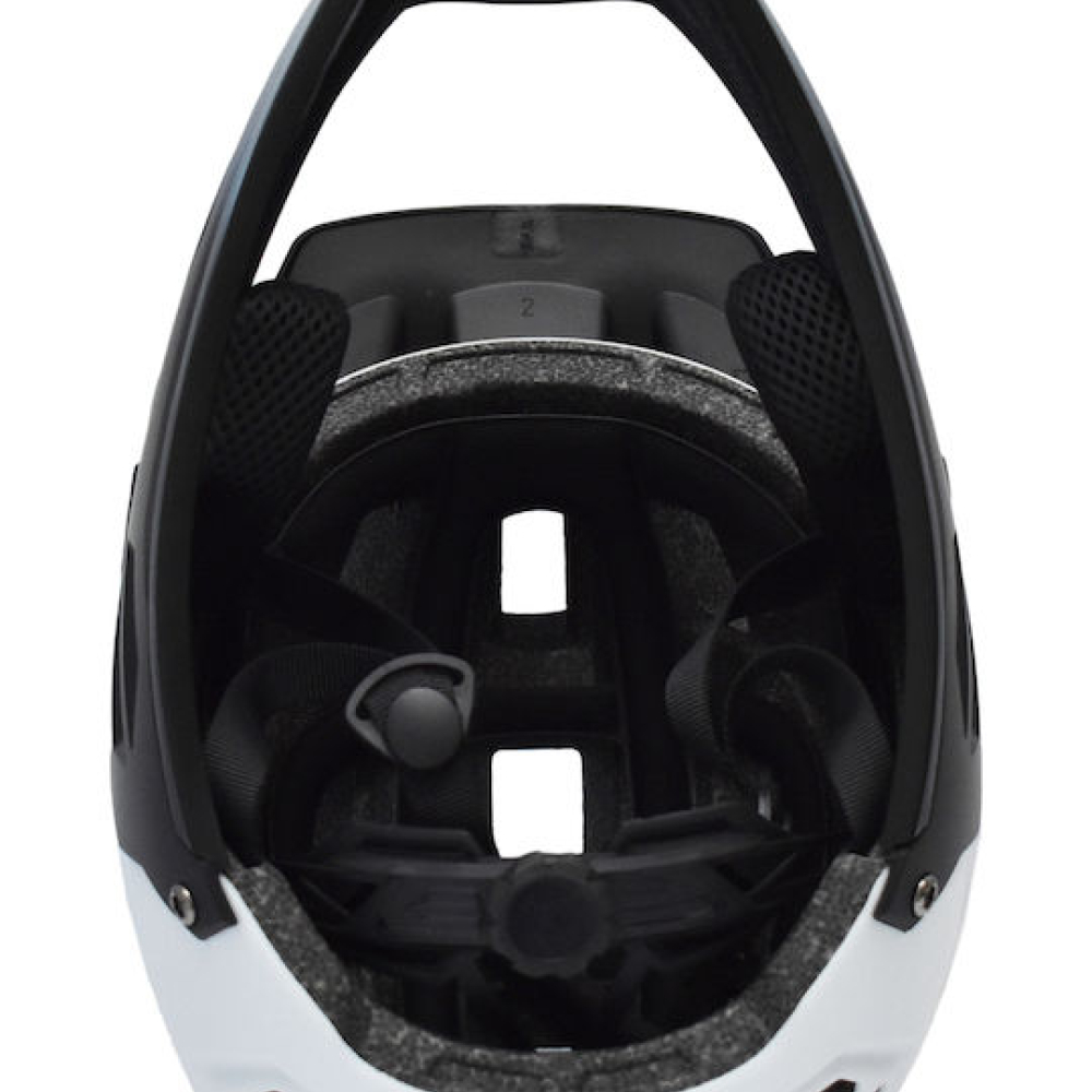Κράνος MYNAT Full Face 52cm-58cm Μαύρο/Άσπρο