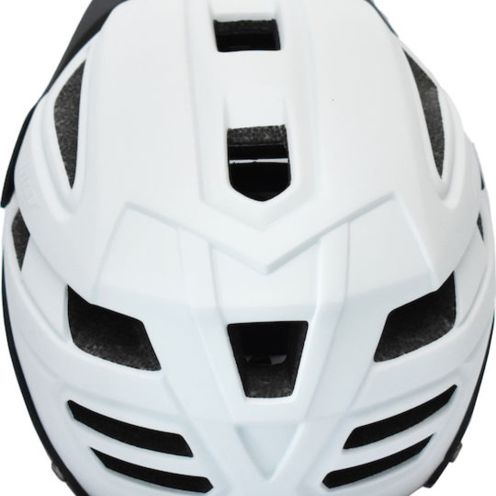 Κράνος MYNAT Full Face 52cm-58cm Μαύρο/Άσπρο