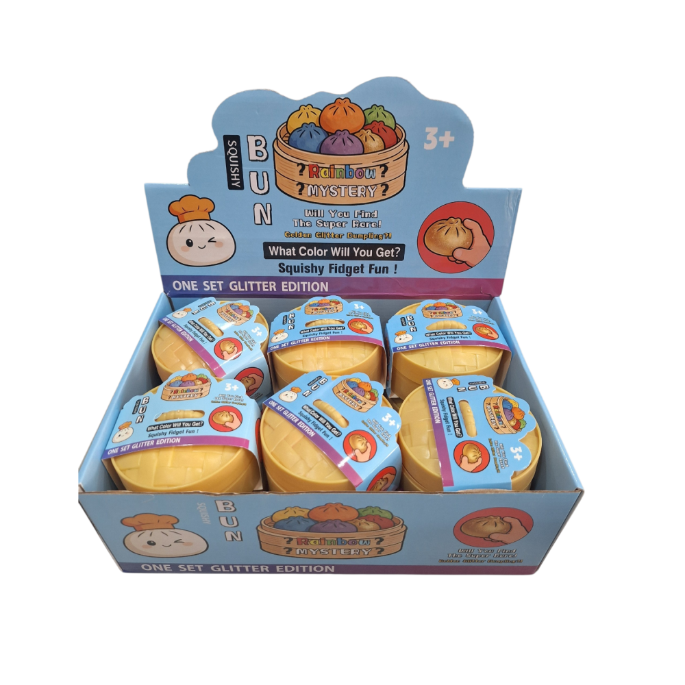 Surprise Dumplings Squishy με Glitter & Πέρλες