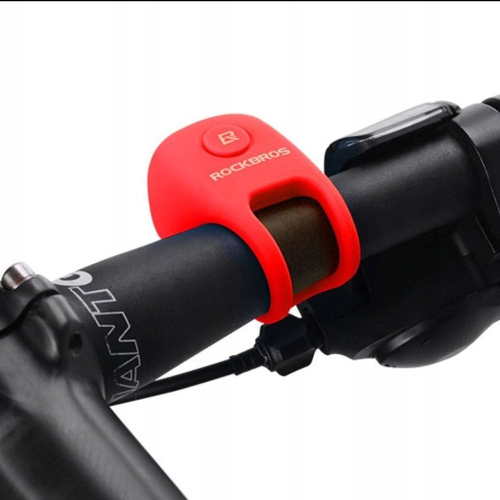 Rockbros CB1709RB Ηλεκτρονικό κουδούνι ποδηλάτου - Κόκκινο