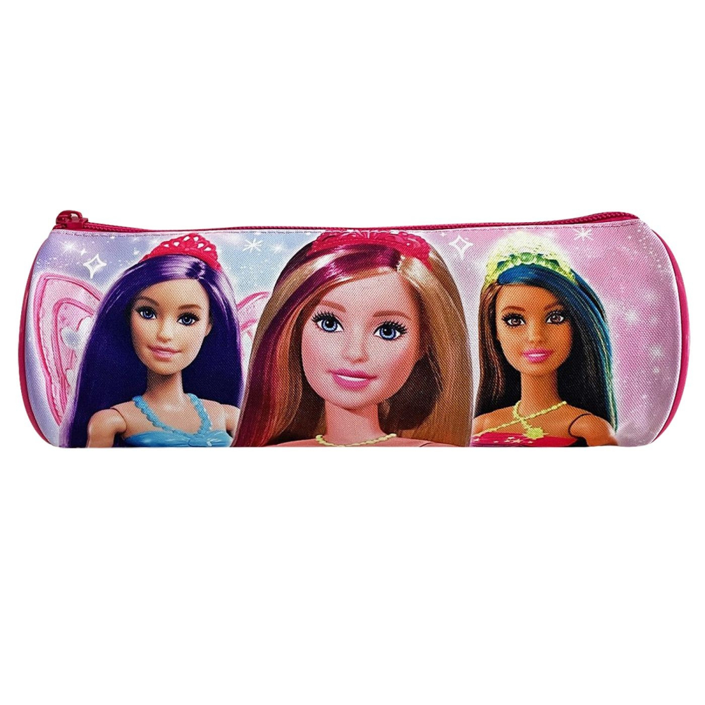 Κασετίνα Βαρελάκι Barbie 23x8cm