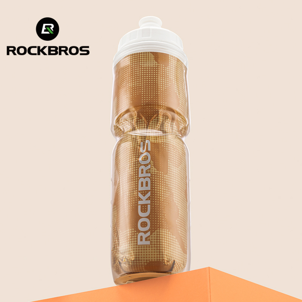 Insulated Leak-Proof Bike Water Bottle - 24OZ Orange