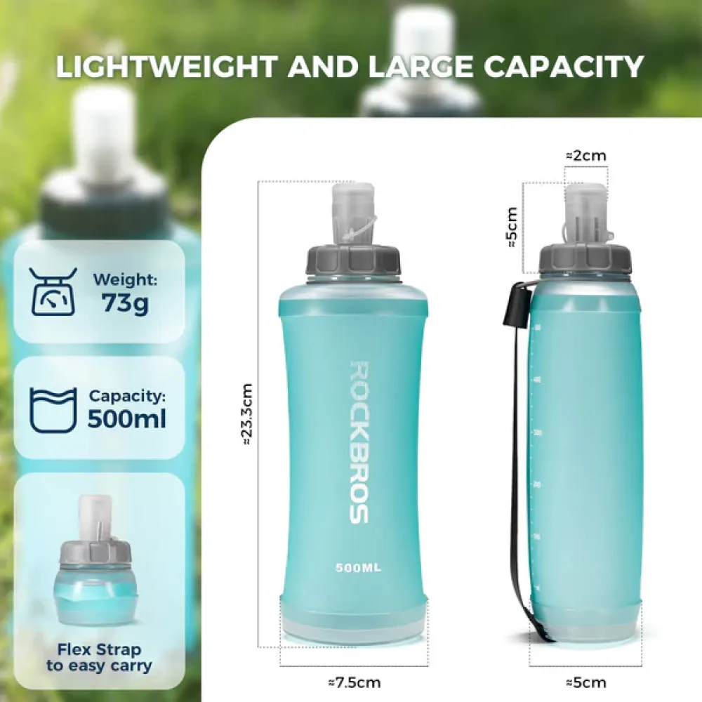 500ml Water Soft Flask - Μπλε