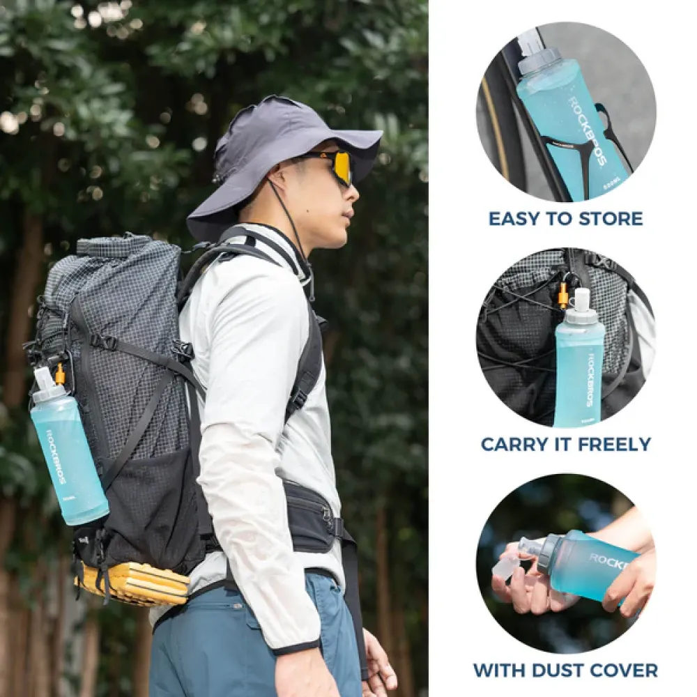 500ml Water Soft Flask - Μπλε