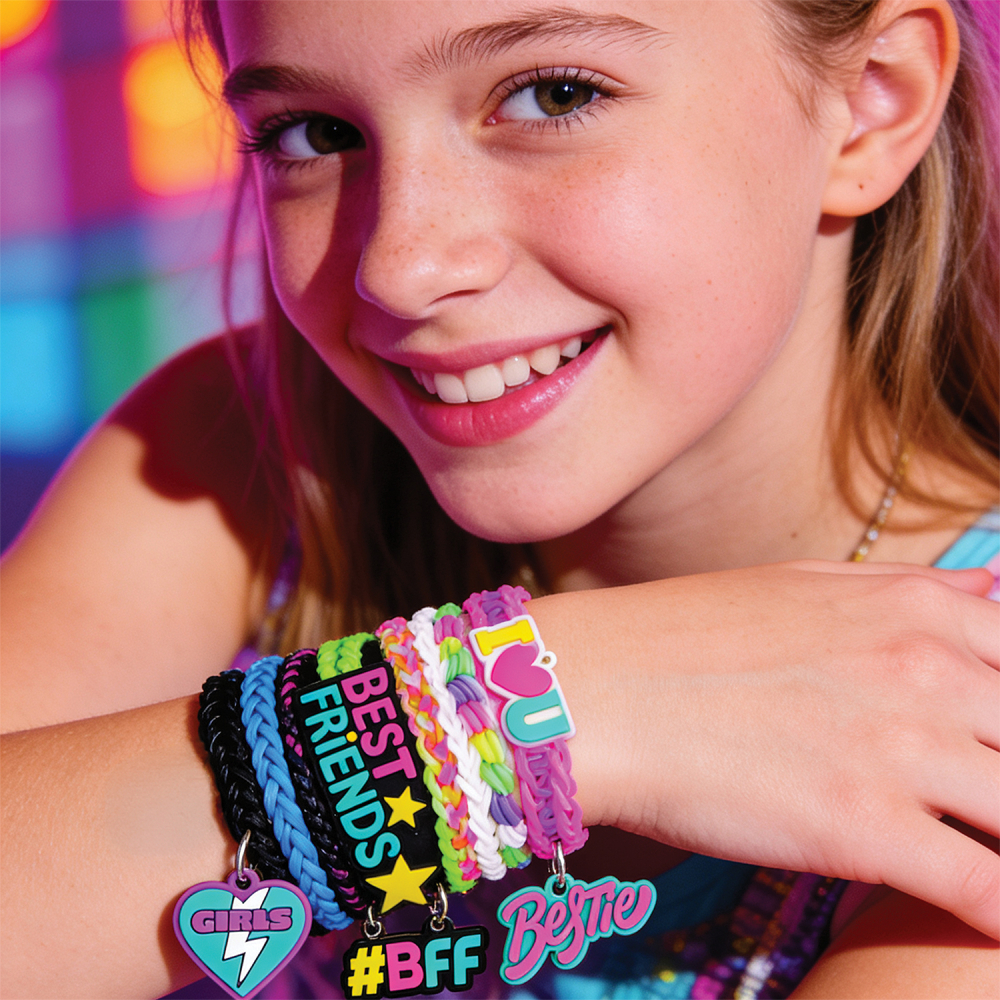 Plexi Flexi Best Friends Forever Θήκη 2400 Λαστιχάκια & 12 Αξεσουάρ Για 5+ Ετών
