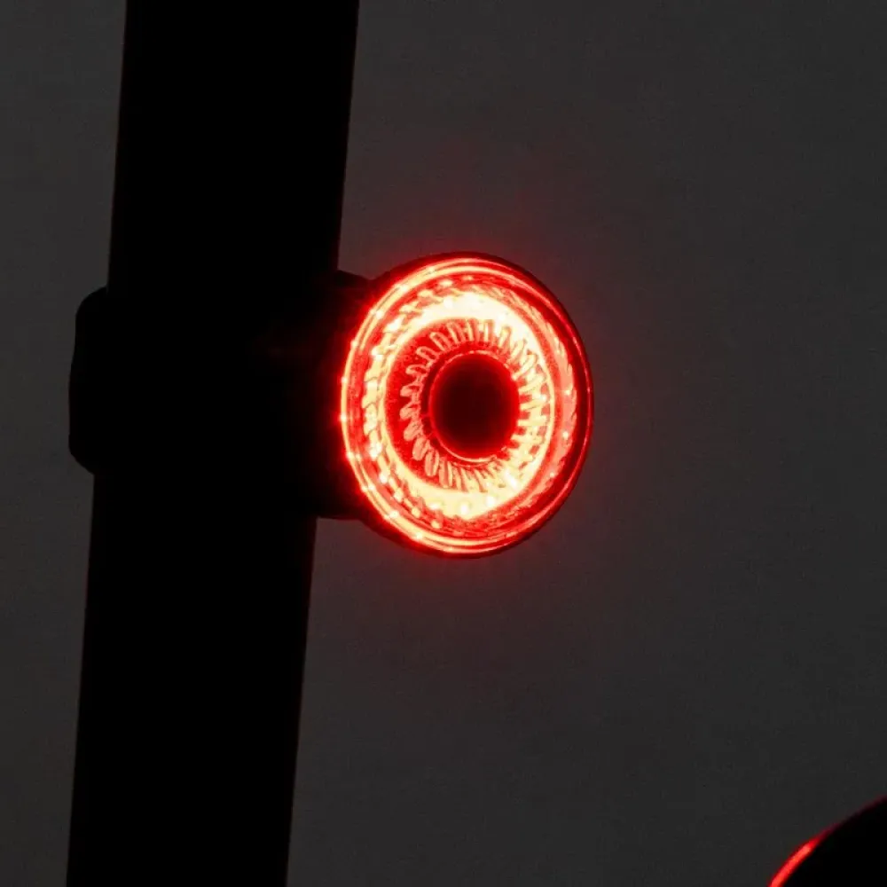 Επαναφορτιζόμενο πίσω φως LED Στρογγυλό USB-C