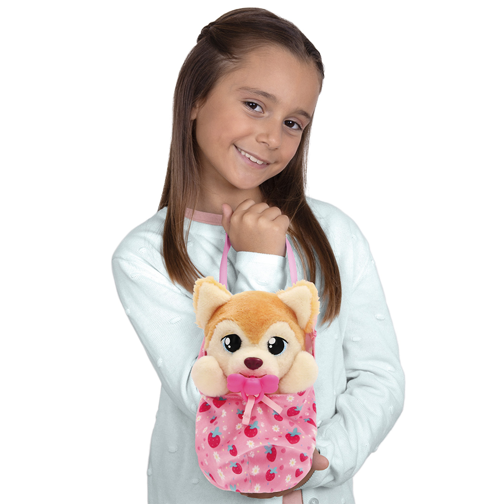 Baby Paws Yummy Λούτρινα Διαδραστικά Σκυλάκια - Ροζ