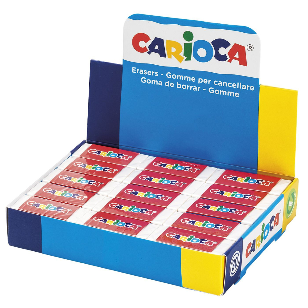 Γόμα Λευκή Carioca 1ΤΜΧ