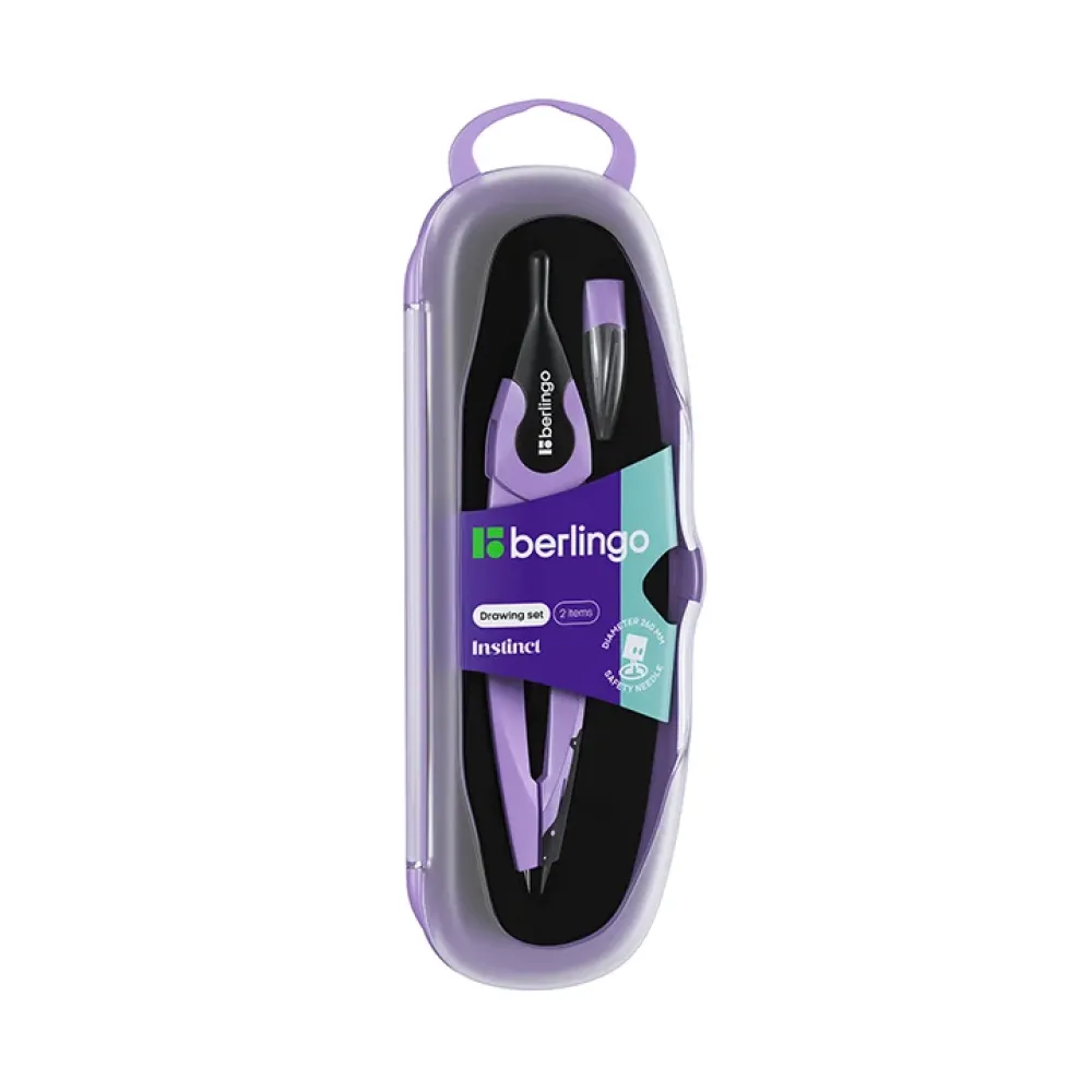 ΔΙΑΒΗΤΗΣ ΜΕΤΑΛΛΙΚΟΣ ΣΕ ΘΗΚΗ “INSTICT” Purple 13,5cm BERLINGO