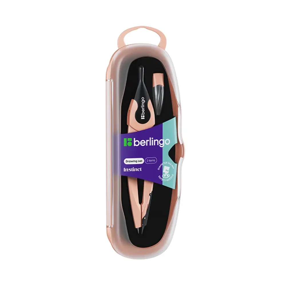 ΔΙΑΒΗΤΗΣ ΜΕΤΑΛΛΙΚΟΣ ΣΕ ΘΗΚΗ “INSTICT” Pink 13,5cm BERLINGO