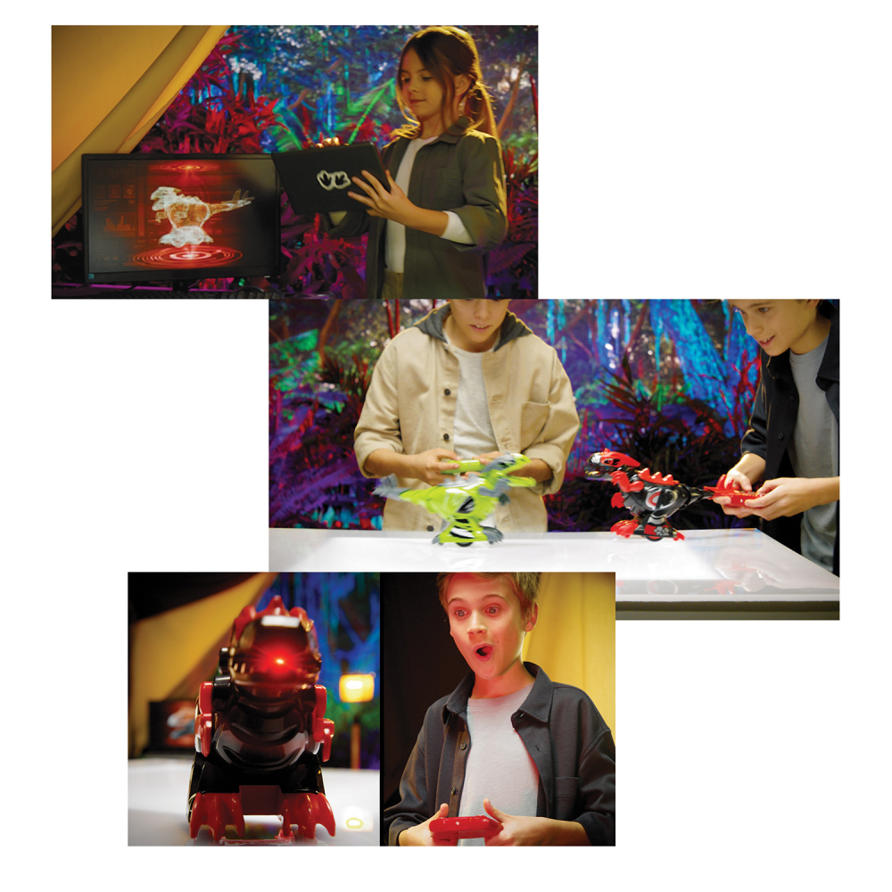 Silverlit Robo Σετ 2 Τηλεκατευθυνόμενα Ρομπότ Dino Kombat