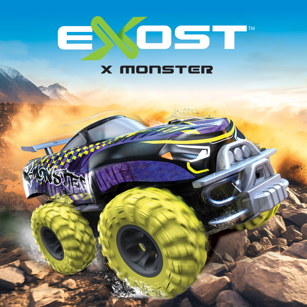 Exost X-Monster και X-Beast Τηλεκατευθυνόμενα Αυτοκίνητα - Πράσινο