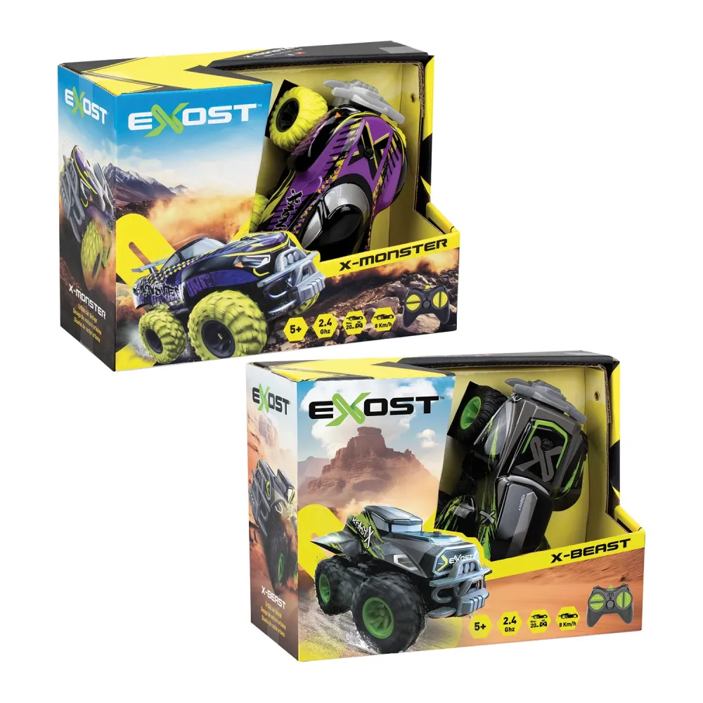 Exost X-Monster και X-Beast Τηλεκατευθυνόμενα Αυτοκίνητα