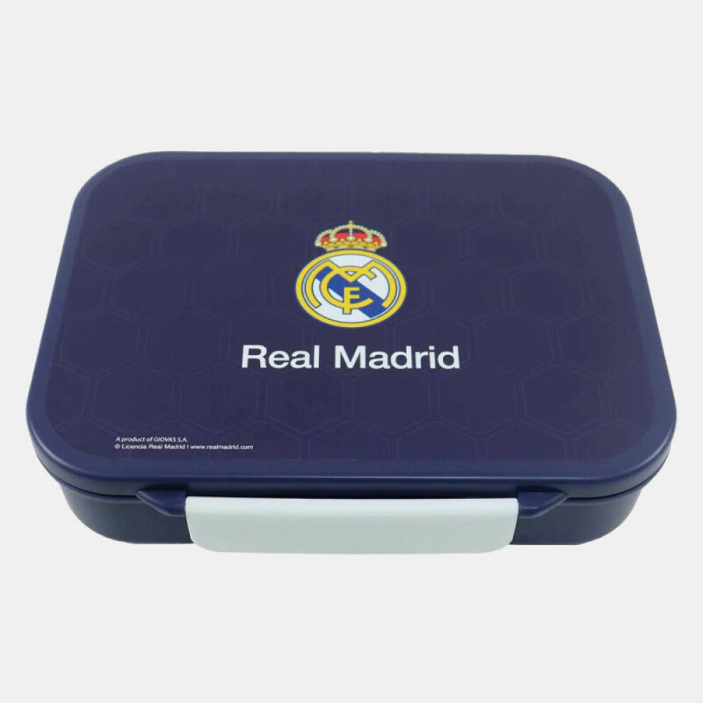 Real Madrid Πλαστικό Δοχείο Φαγητού με Πολλές Θέσεις 1000ml