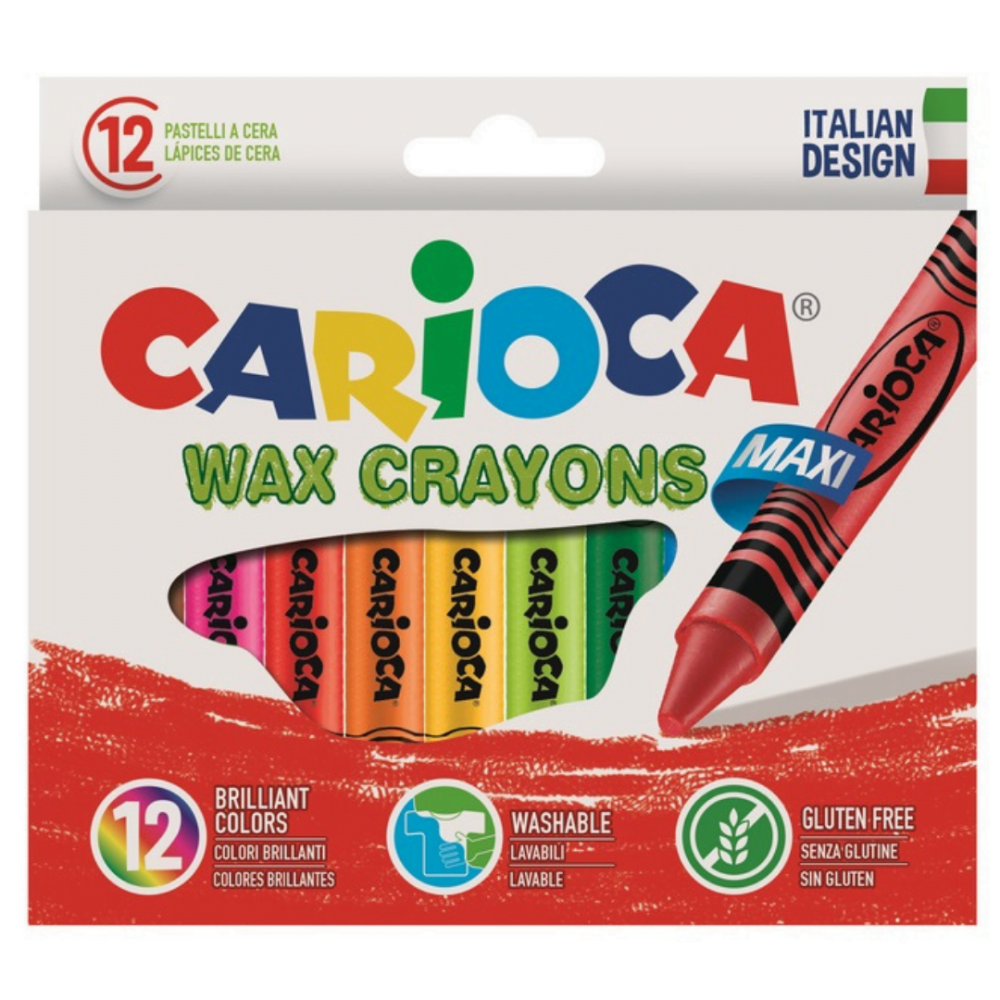 ΚΗΡΟΜΠΟΓΙΕΣ CARIOCA BRILLIANT JUMBO 12TEM