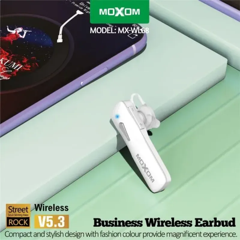 Moxom Business Wireless Earbud MXWL68 - Λευκό