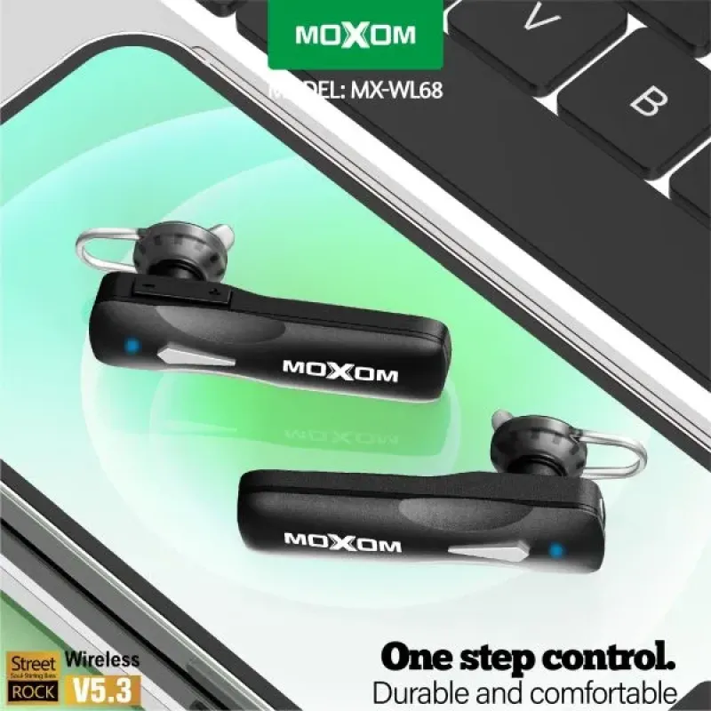 Moxom Business Wireless Earbud MXWL68 - Μαύρο 