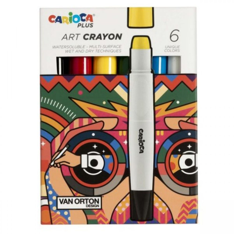 ΤΕΜΠΕΡΑ ΣΕ STICK CARIOCA SOLID ΣΕΤ 6ΧΡΩΜΑΤΩΝ